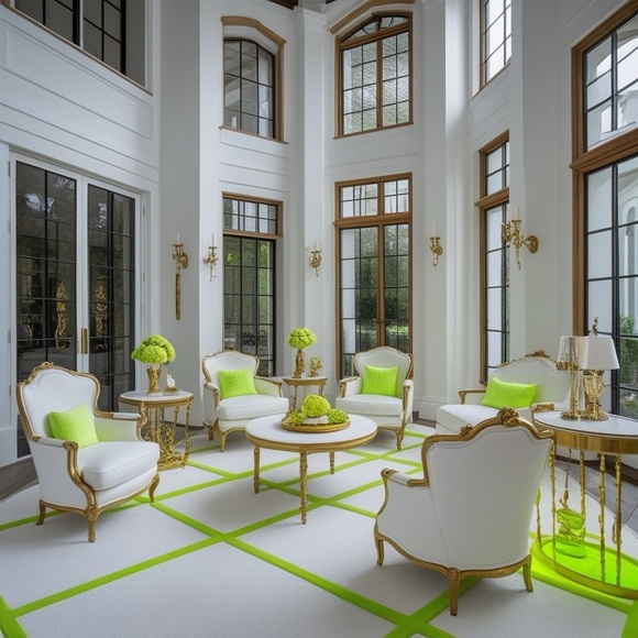 HANDCRAFTED digital art print of Luxurious White and Gold Accent Pillow decor - Picture 1 of 10